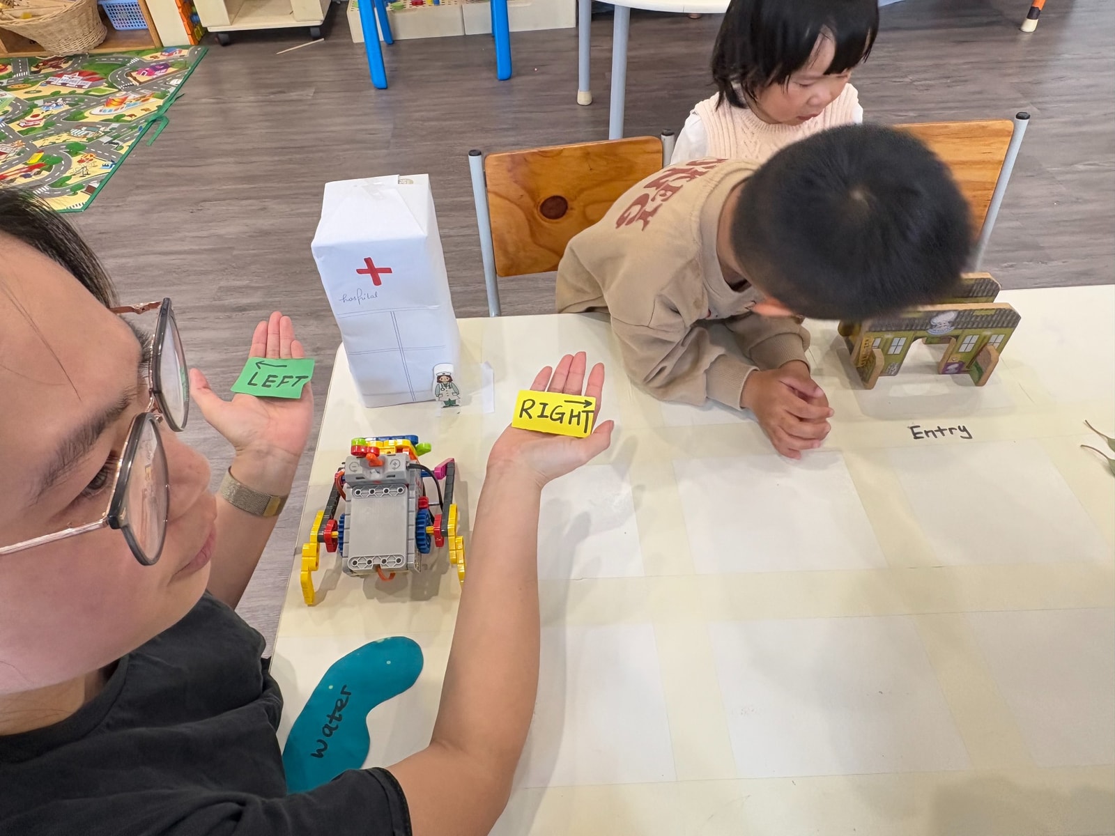 Left or right? — giving the robot clear instructions